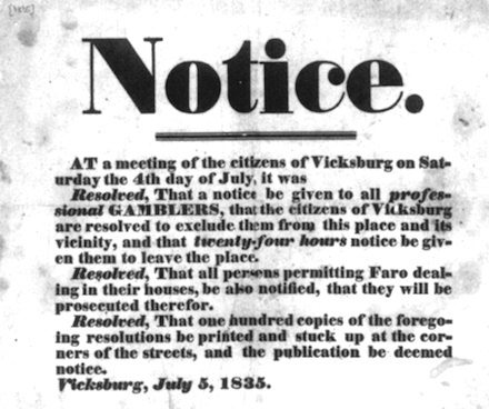 Southern U.S. City's Hatred of Gamblers Culminates in Murder